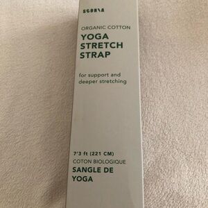 New - Scoria Organic Cotton Yoga Stretch Strap